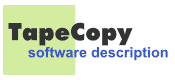 TapeCopy software description