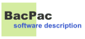 BacPac software description